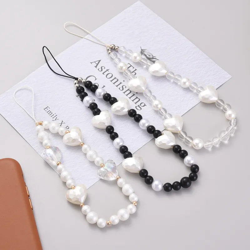 Pearl Mobile Phone Chain Women