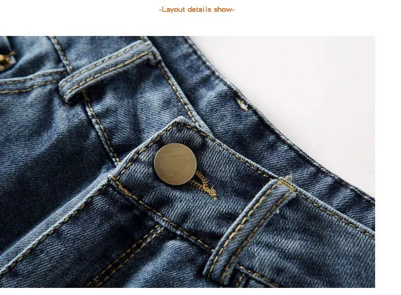 Short en Jean Bleu Femme