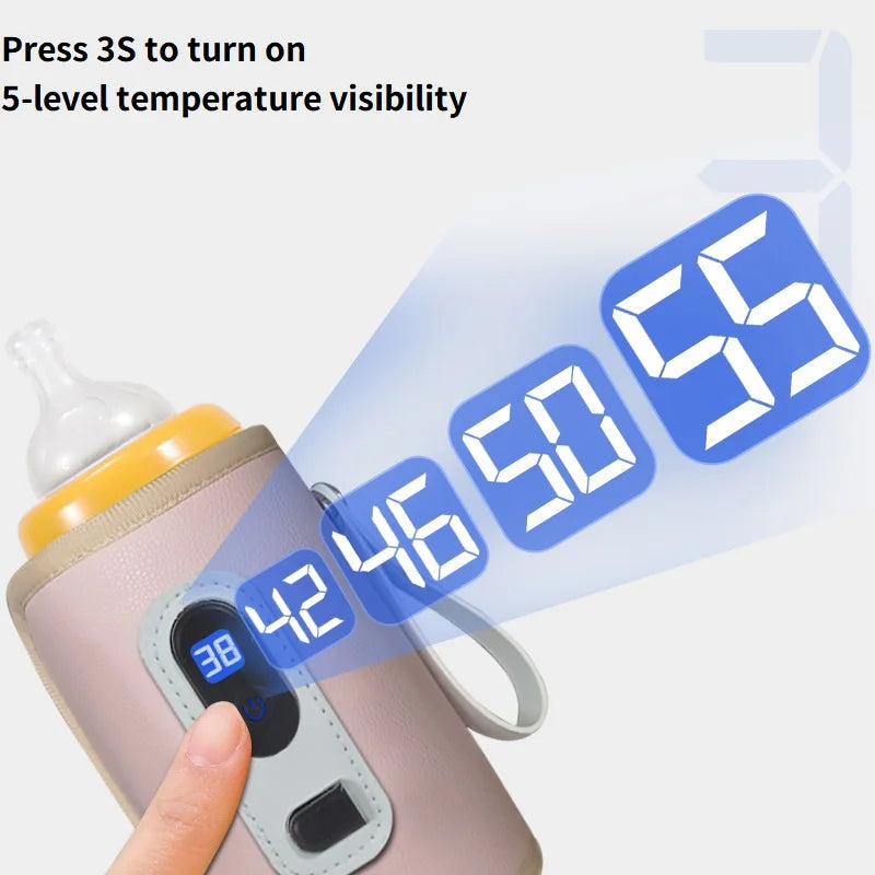 Portable bottle warmer