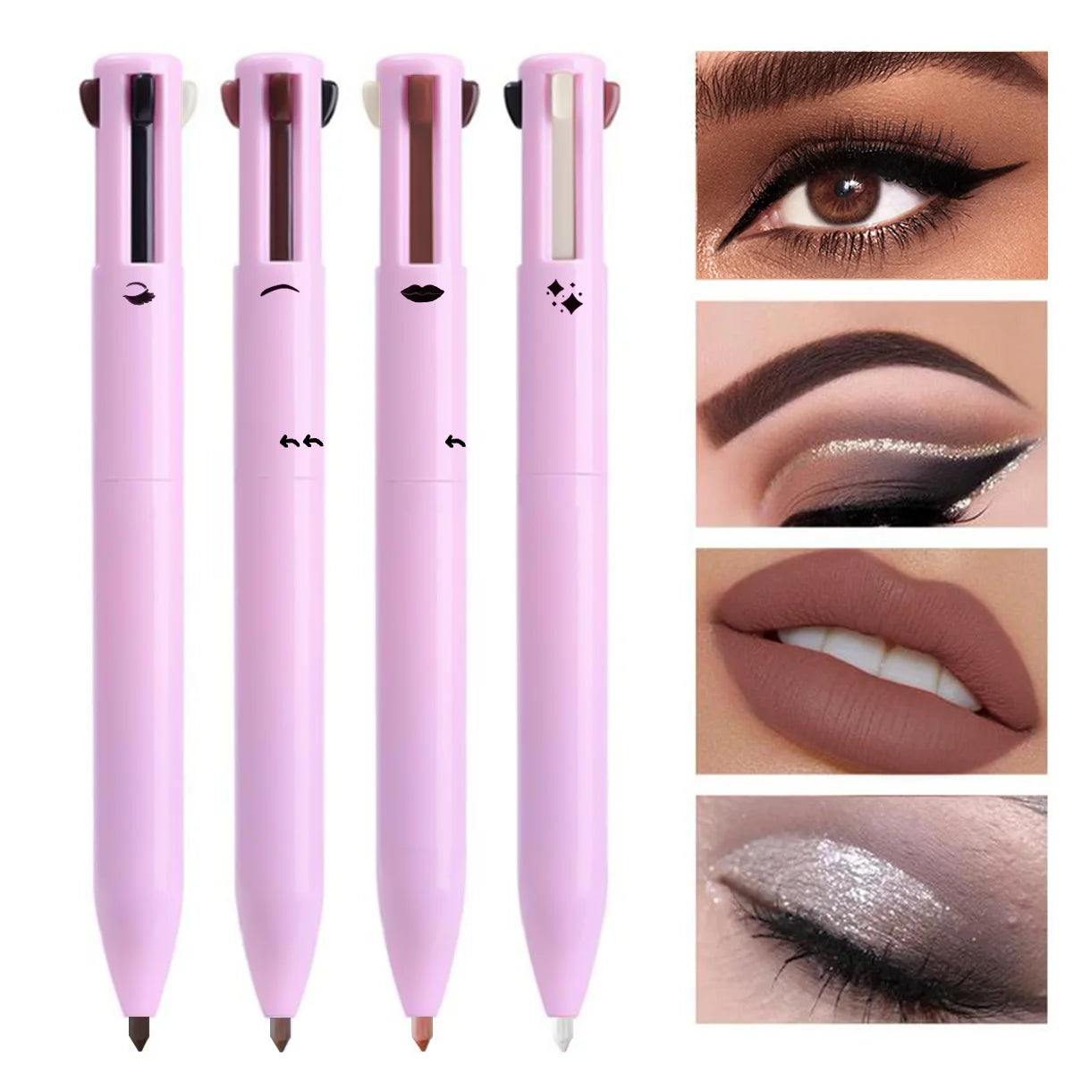 Stylo de Maquillage Multifonction 4 en 1