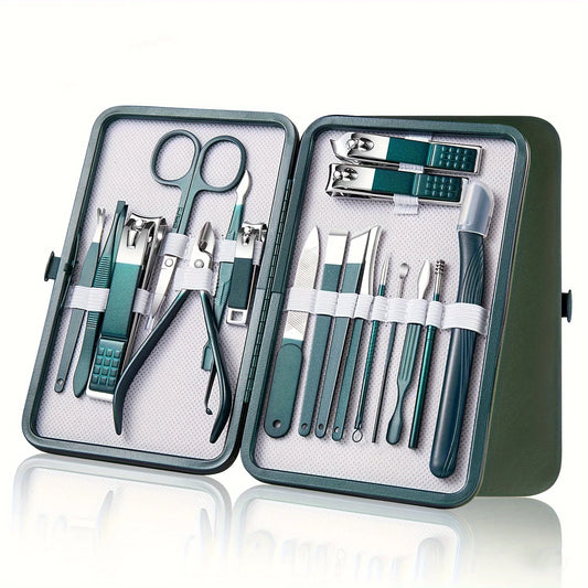 Kit de Soins des Ongles Professionnel 7-18 Pièces en Acier Inoxydable