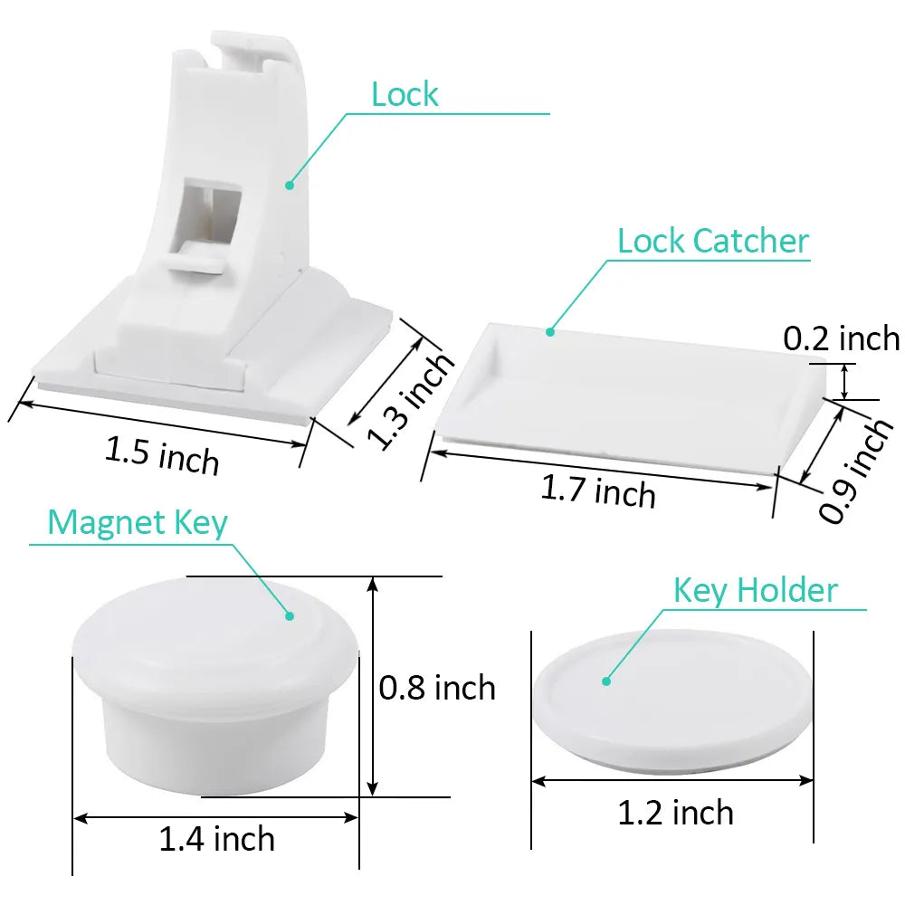 Magnetic security lock