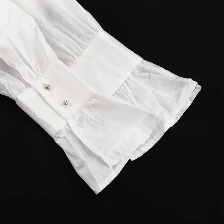 Chemise Femme Décontractée Transparente