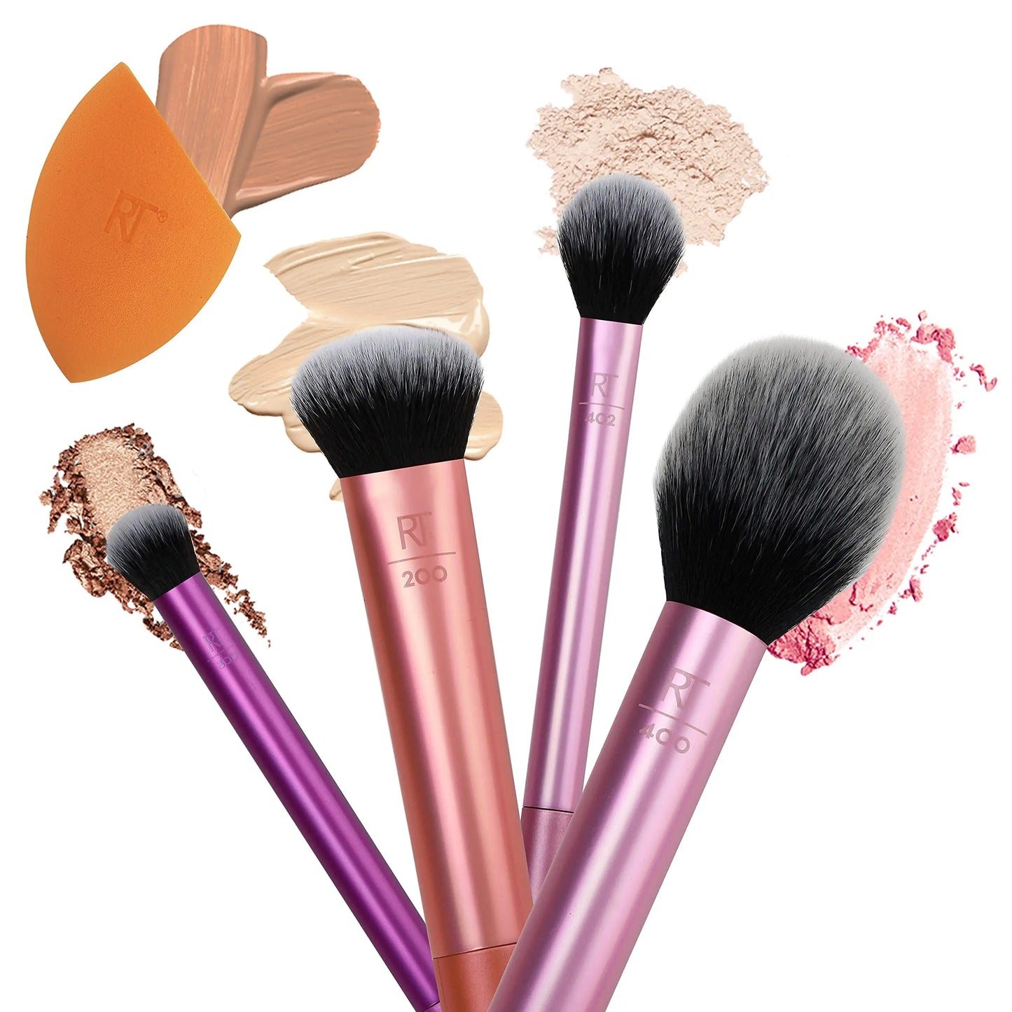 makeup brushes set for cosmetic foundation powder blush eyeshadow kabuki blending real techniques make up brush beauty tool