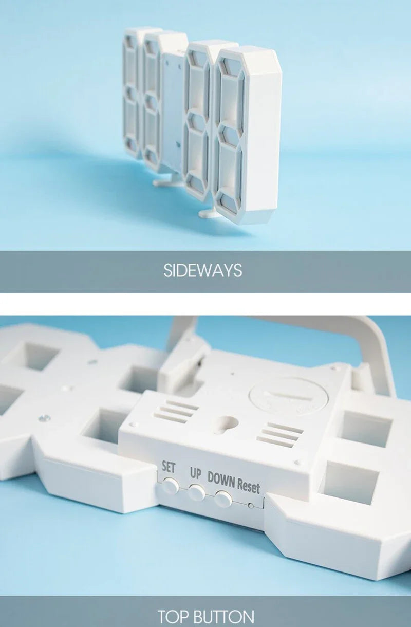 Horloge Numérique LED 3D