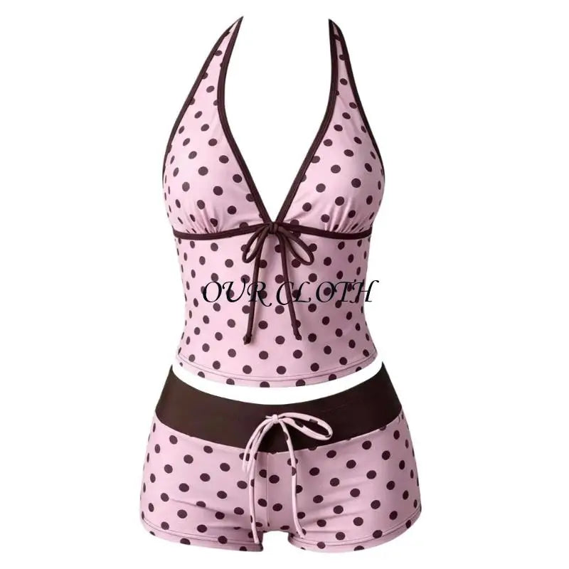 Tankini Femme 2 Pièces avec Short