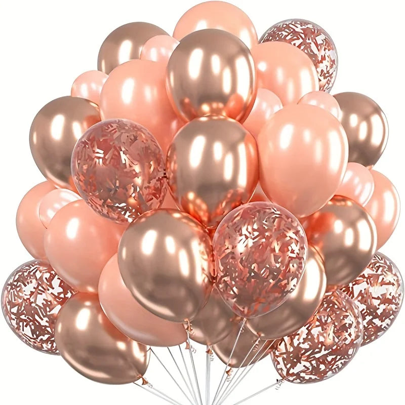 Ensemble de 30 Ballons en Feuille d'Aluminium