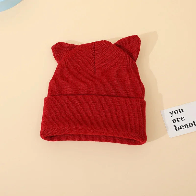 Bonnet à Oreille de Chat Kawaii pour Enfants