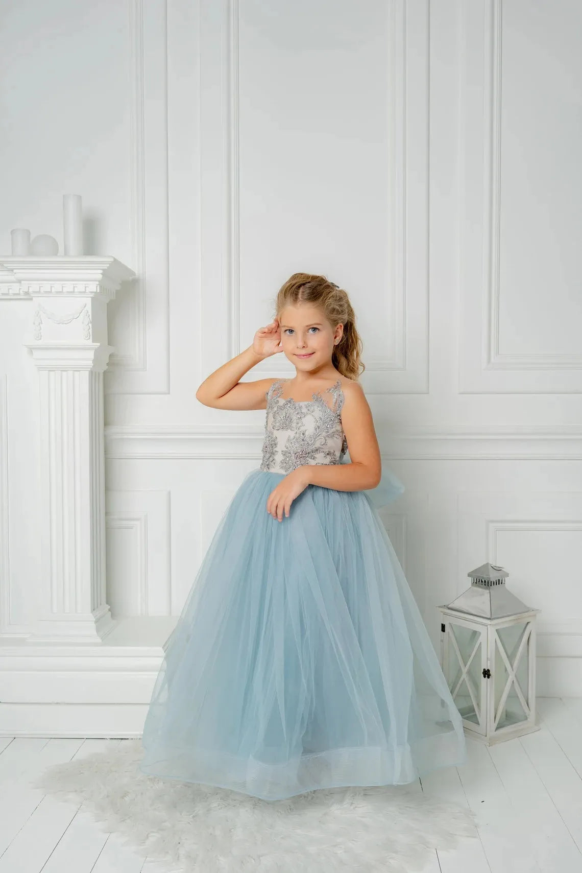 Blue formal dress