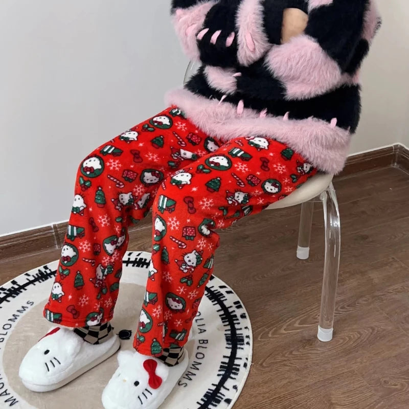 Pantalon de pyjama de Noël Hello Kitty