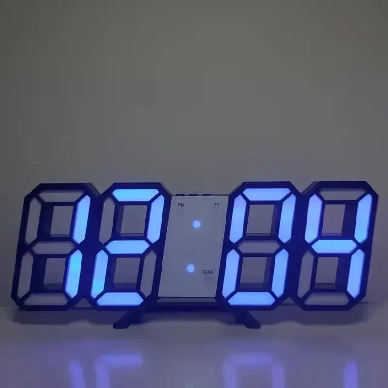 Horloge Numérique LED 3D
