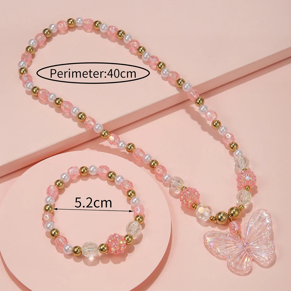 Ensemble de bracelet & collier princesse pour enfant