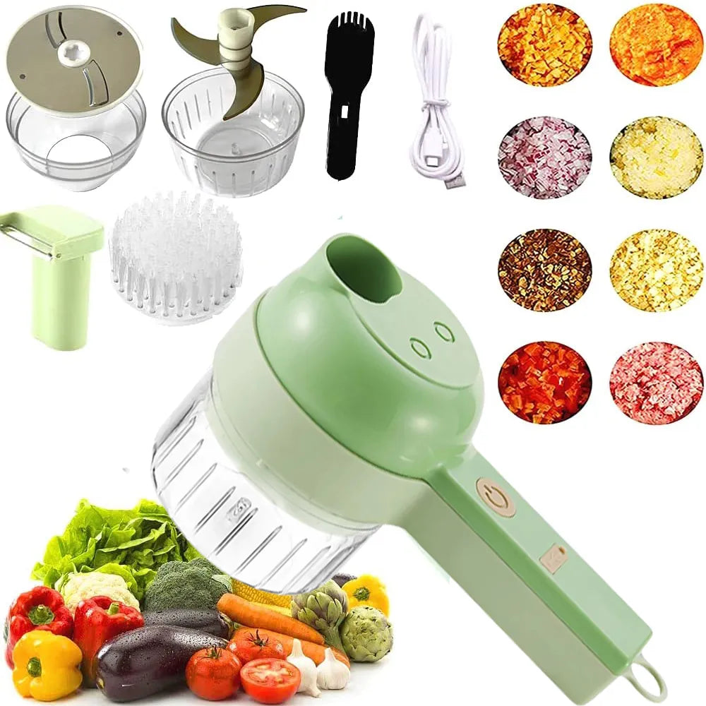 25W Multifunction Food Processor - Chopping, Mixing, Mincing, Grinding