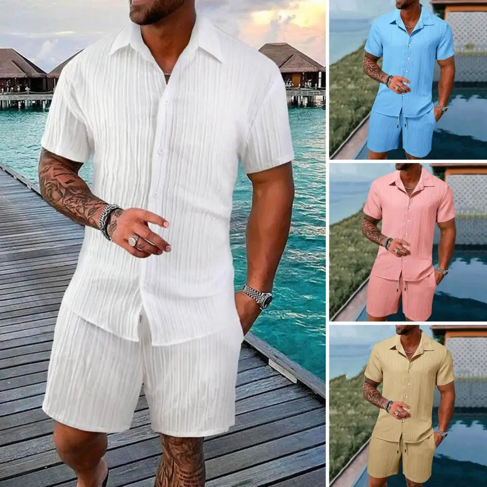 Casual Shirt and Shorts Set