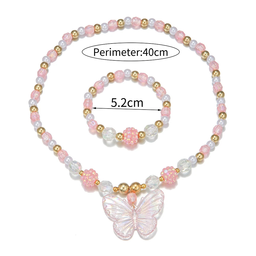 Ensemble de bracelet & collier princesse pour enfant