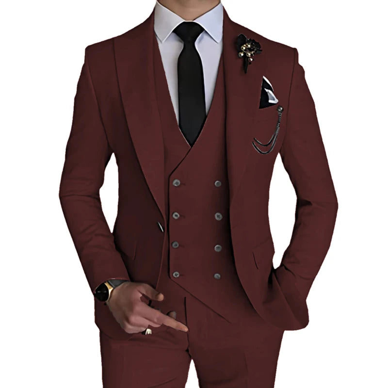 Costumes de mariage 3 pcs Homme