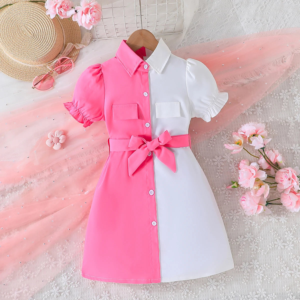 Robe Princesse Enfant 4-7 Ans