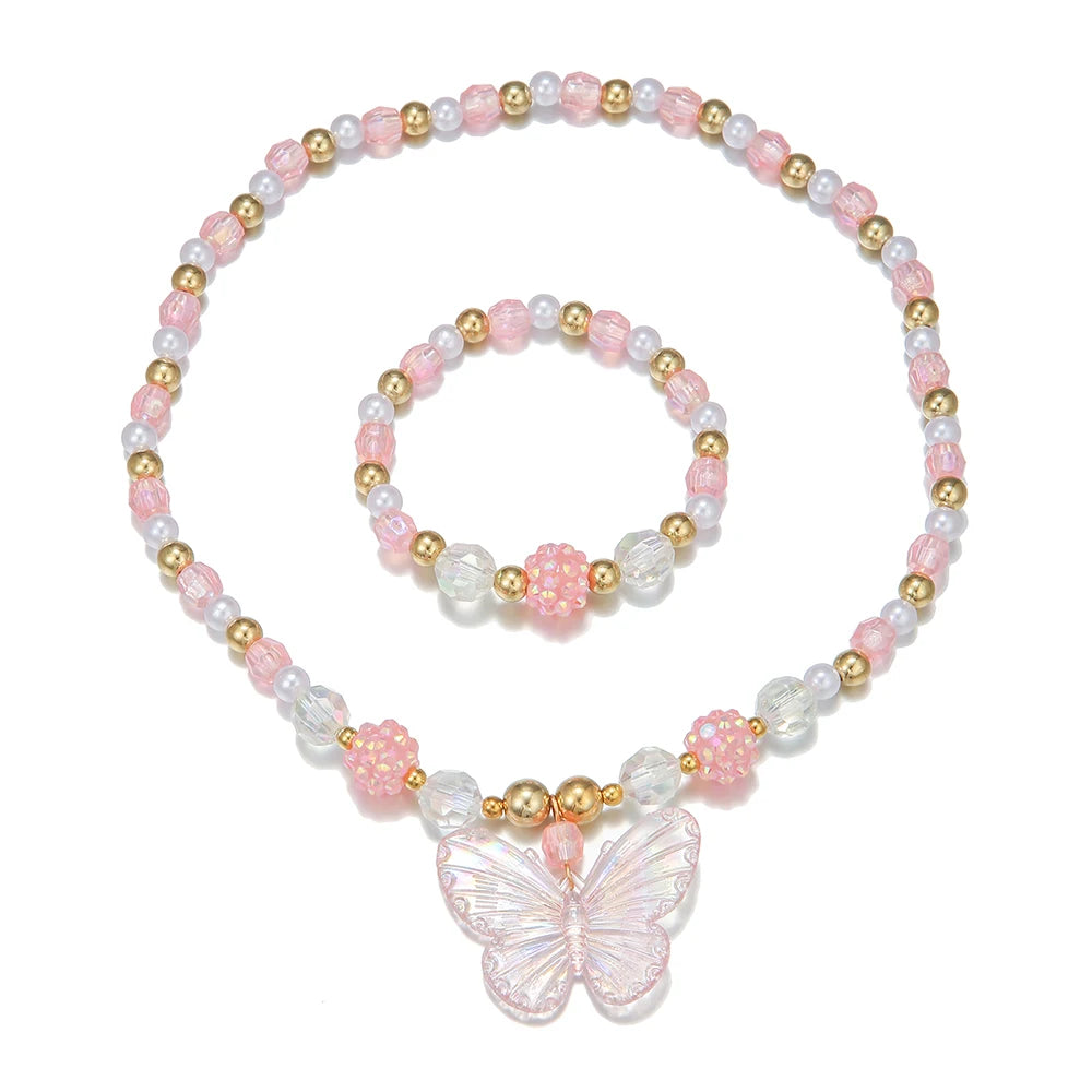 Ensemble de bracelet & collier princesse pour enfant