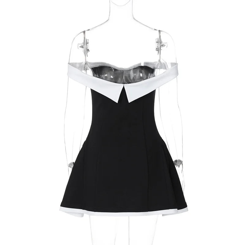 Robe Courte Bustier d’Été Femme