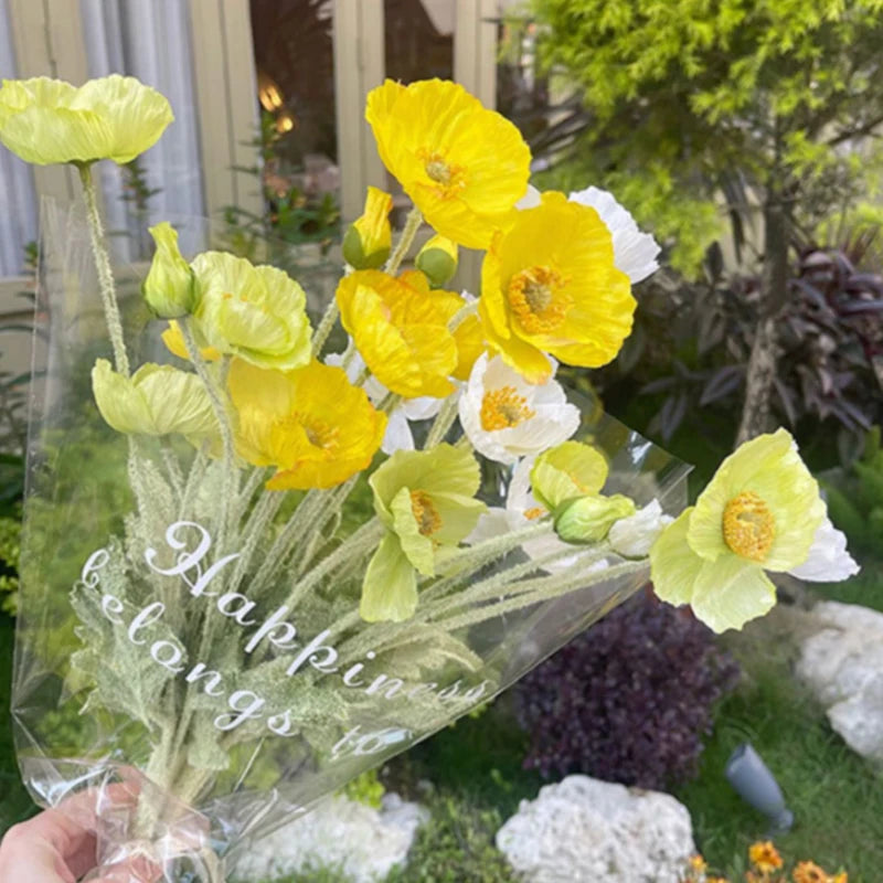 Élégantes Fleurs Artificielles de Coquelicot