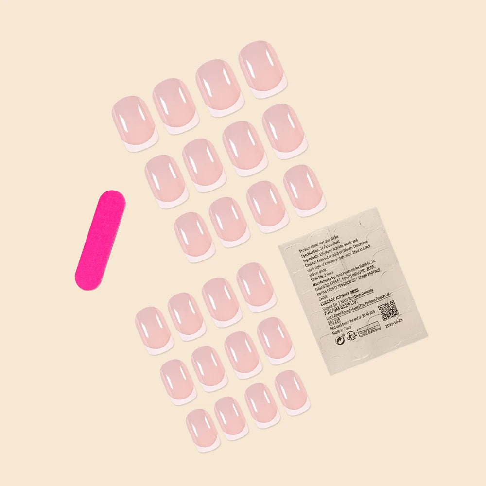 Set de 24 Faux Ongles Press-On