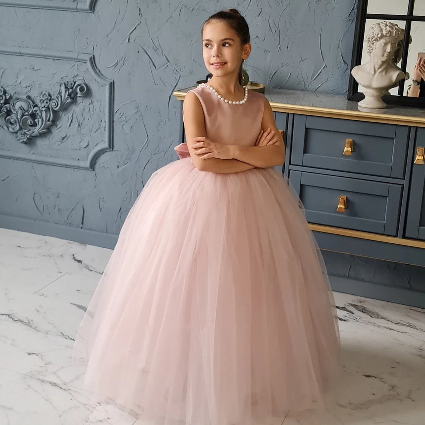 Robe demoiselle d'honneur 5-14 ans