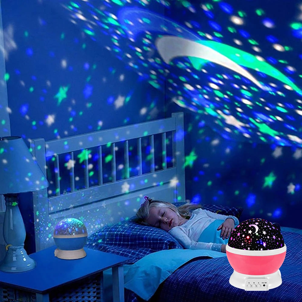 Star projector night light