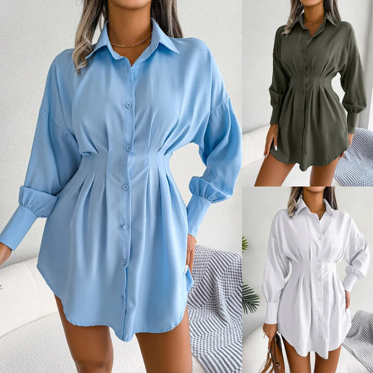 Casual shirt dress