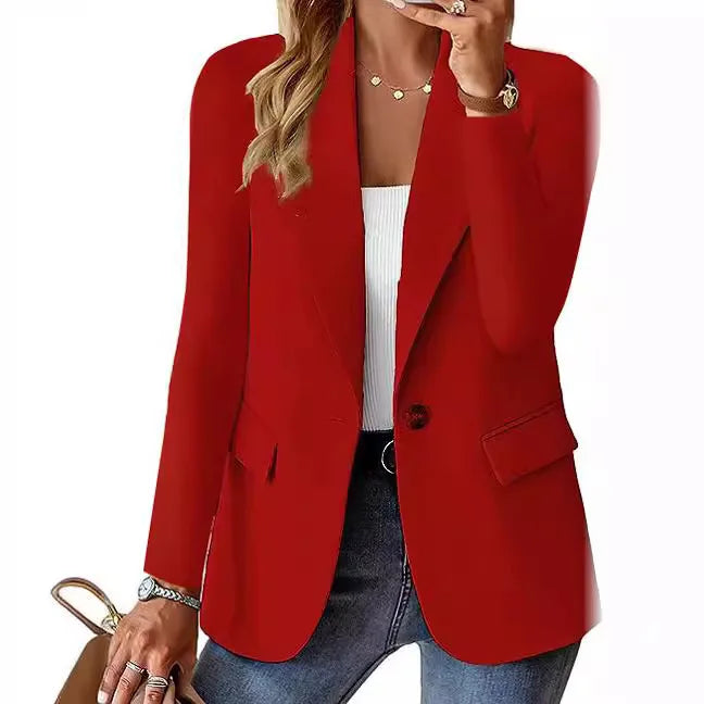 Blazer cardigan femme automne/hiver à manches longues