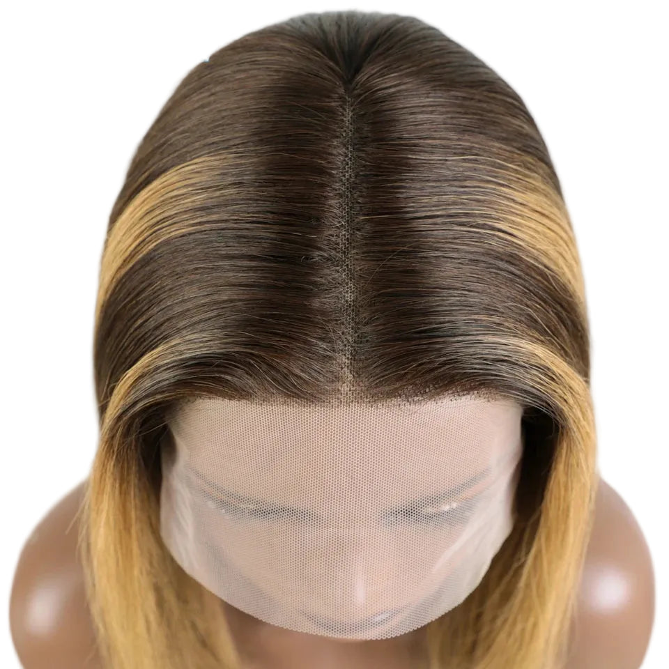 Perruque Femme en Cheveux Humains 100 % Brésiliens