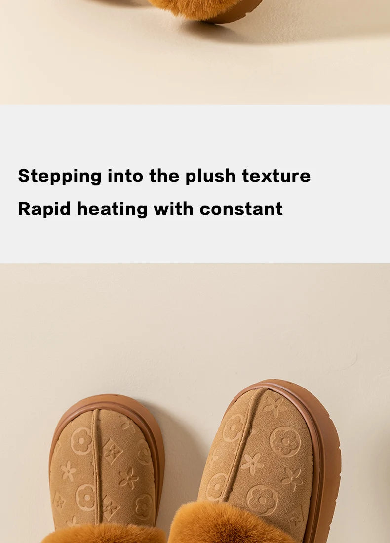 Chaussons en coton pour femme