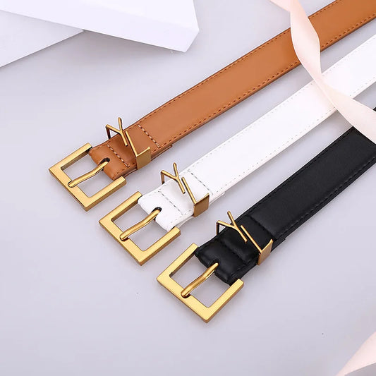 Women's needle buckle belt