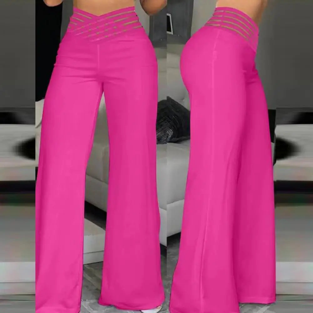 Women's High Waisted Flared Pants