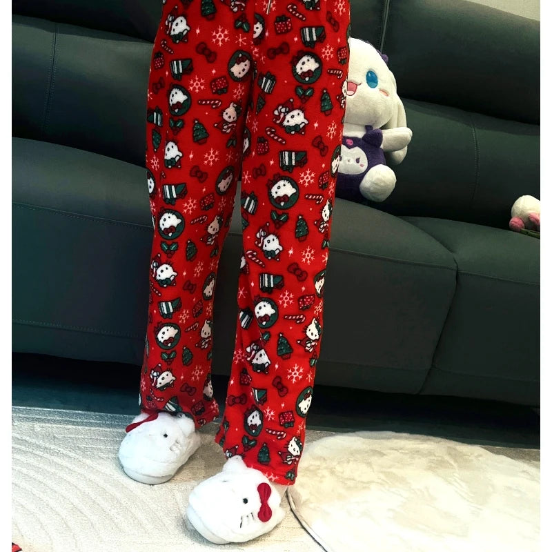 Pantalon de pyjama de Noël Hello Kitty