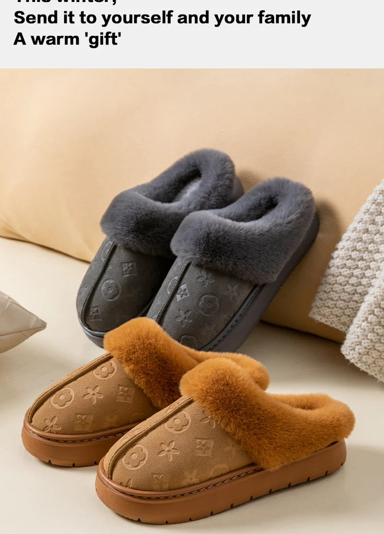 Chaussons en coton pour femme