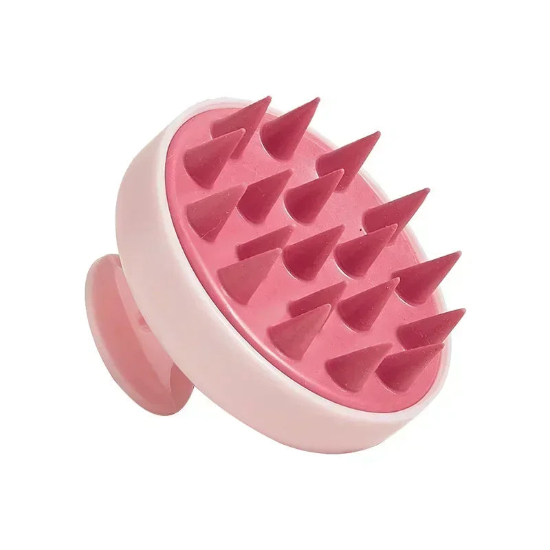 Brosse de Massage Cuir Chevelu en Silicone