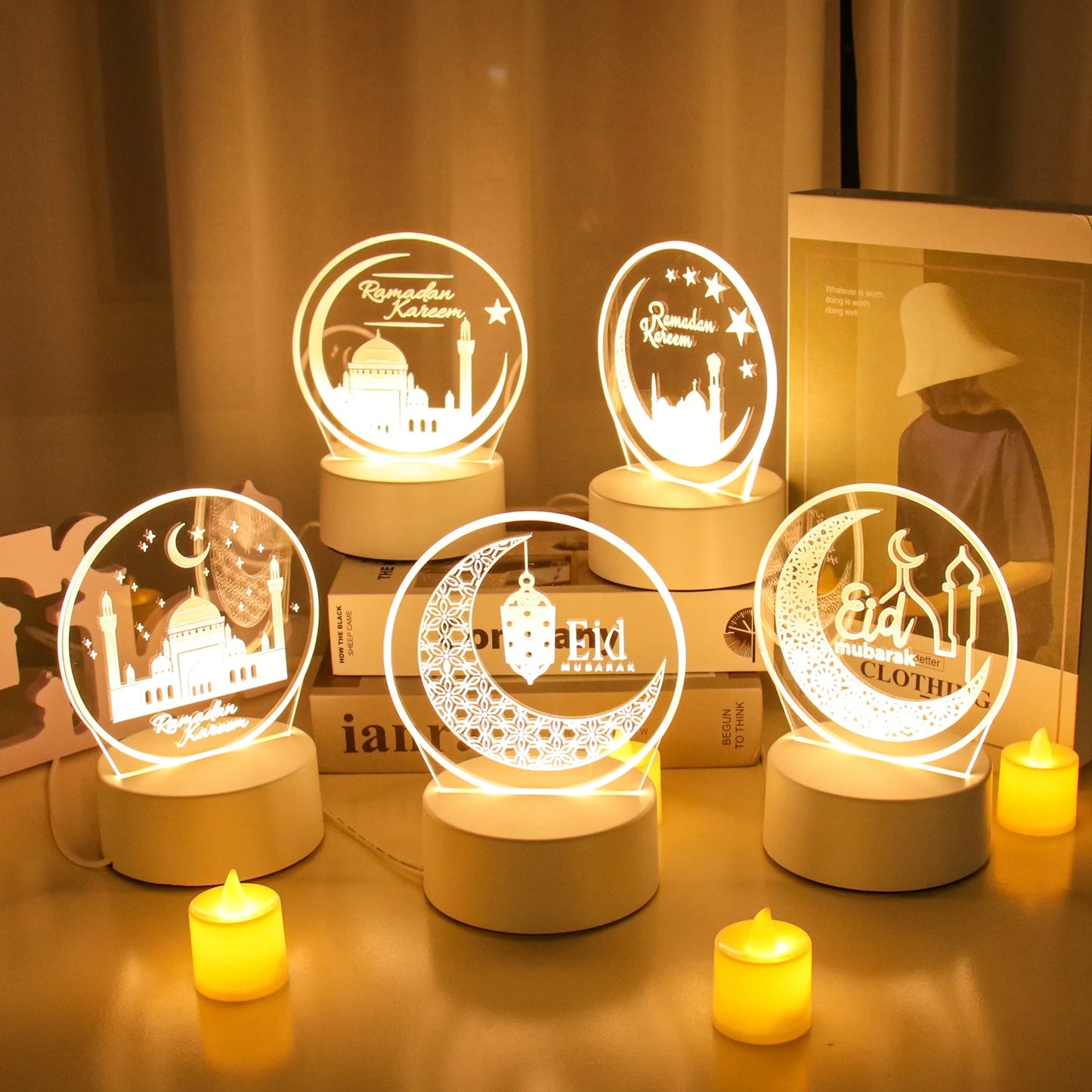 Decorative night light for Muslim