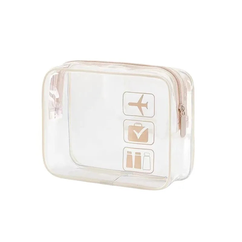 Trousse Transparente avec Fermeture Zippée