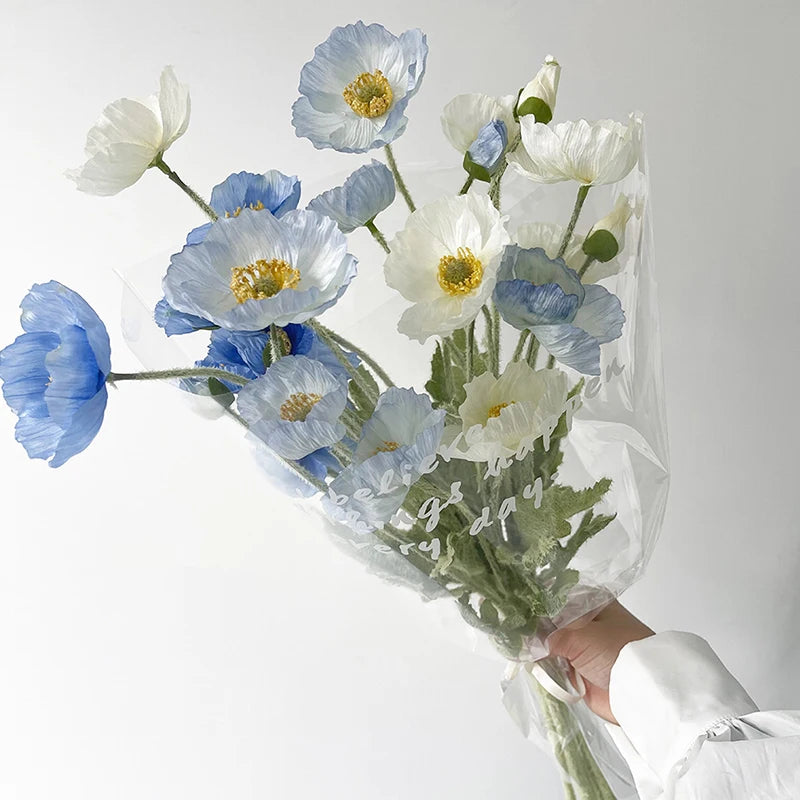 Élégantes Fleurs Artificielles de Coquelicot