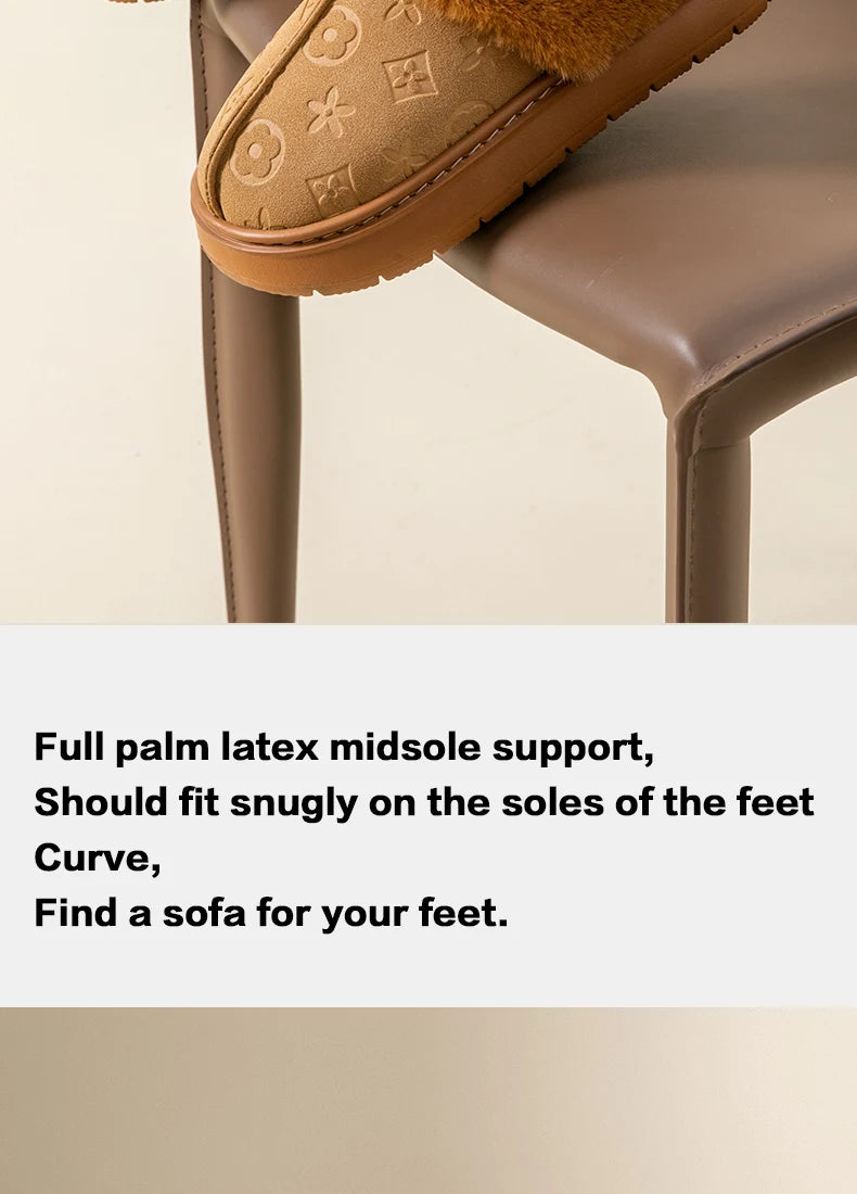 Chaussons en coton pour femme