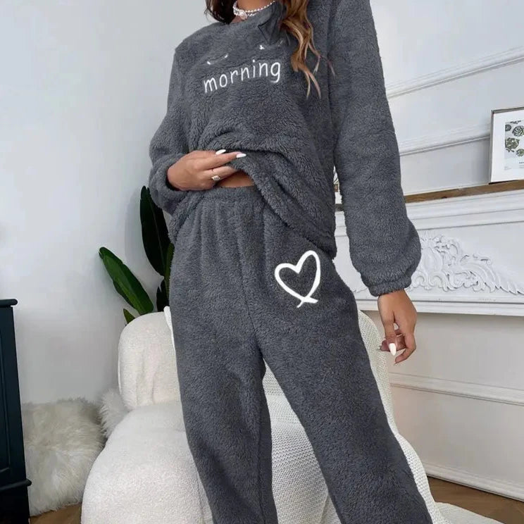 Ensemble Pyjama Flanelle Hiver Femme