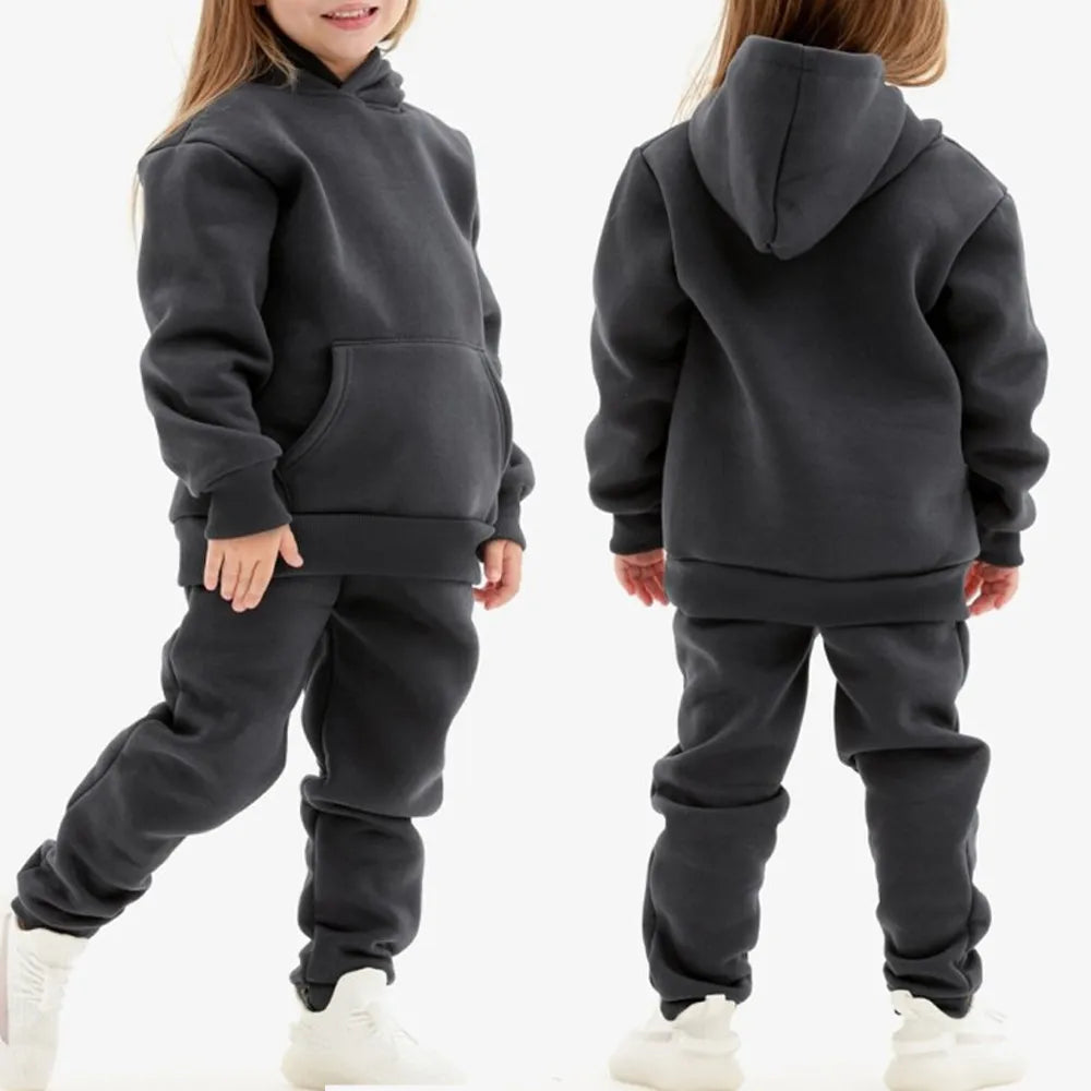 Children's hooded sportswear