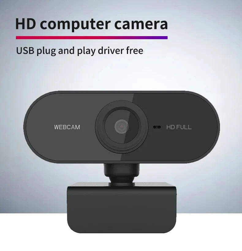 Caméra Web USB 1080P HD avec Microphone Intégré