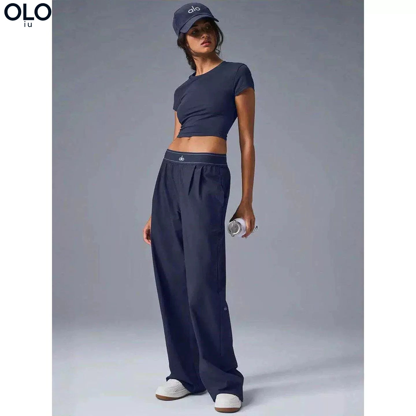 Pantalon Large Léger de Sport et Détente à Taille Élastique