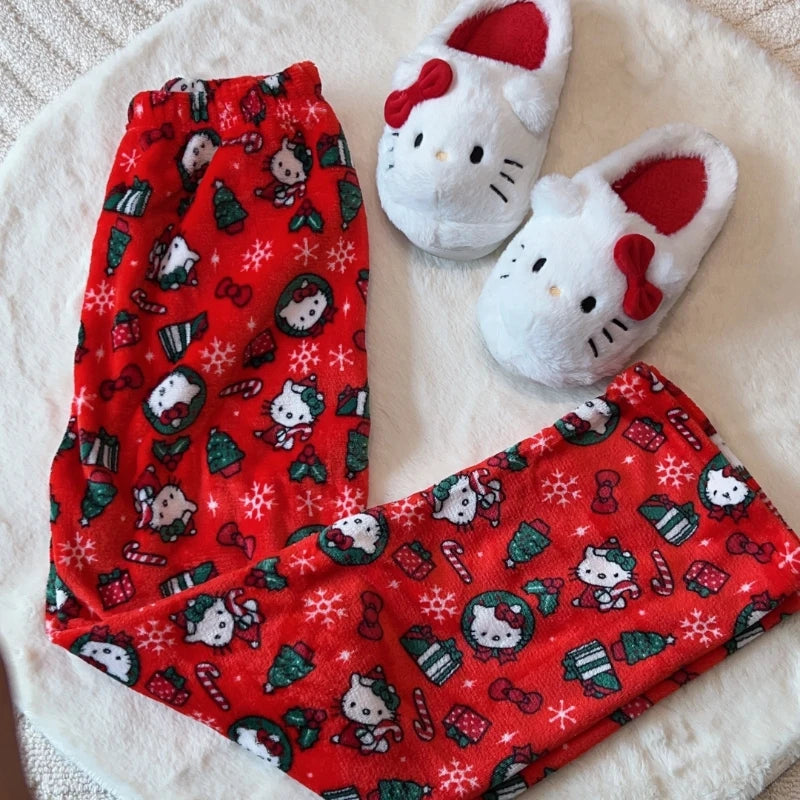 Pantalon de pyjama de Noël Hello Kitty