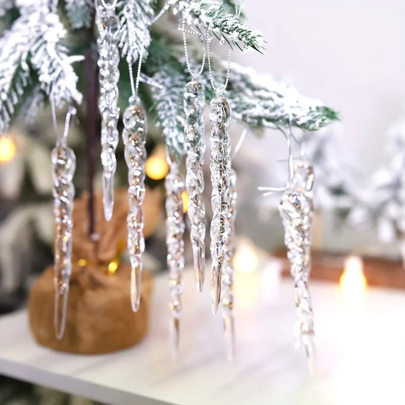 Ornements de Noël en Cristal Clair