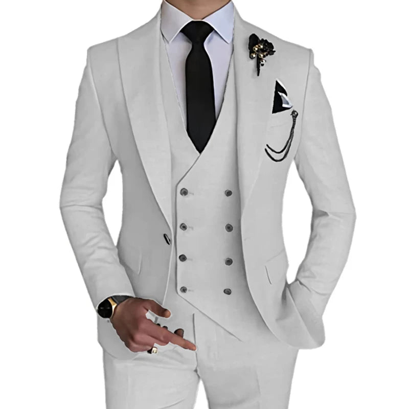 Costumes de mariage 3 pcs Homme