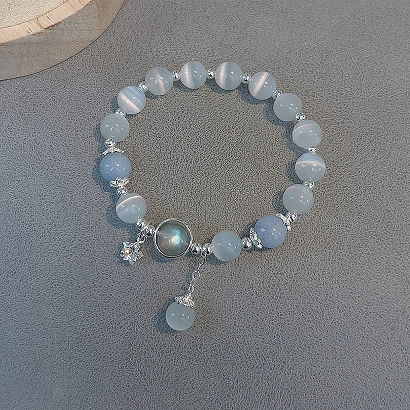 Bracelet de Cristal Bleu Opale