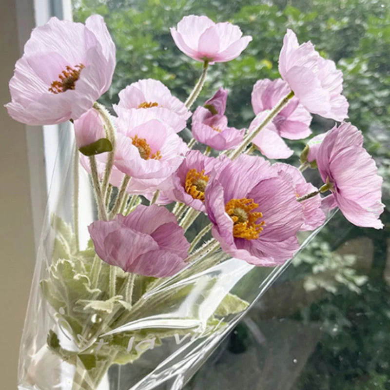 Élégantes Fleurs Artificielles de Coquelicot