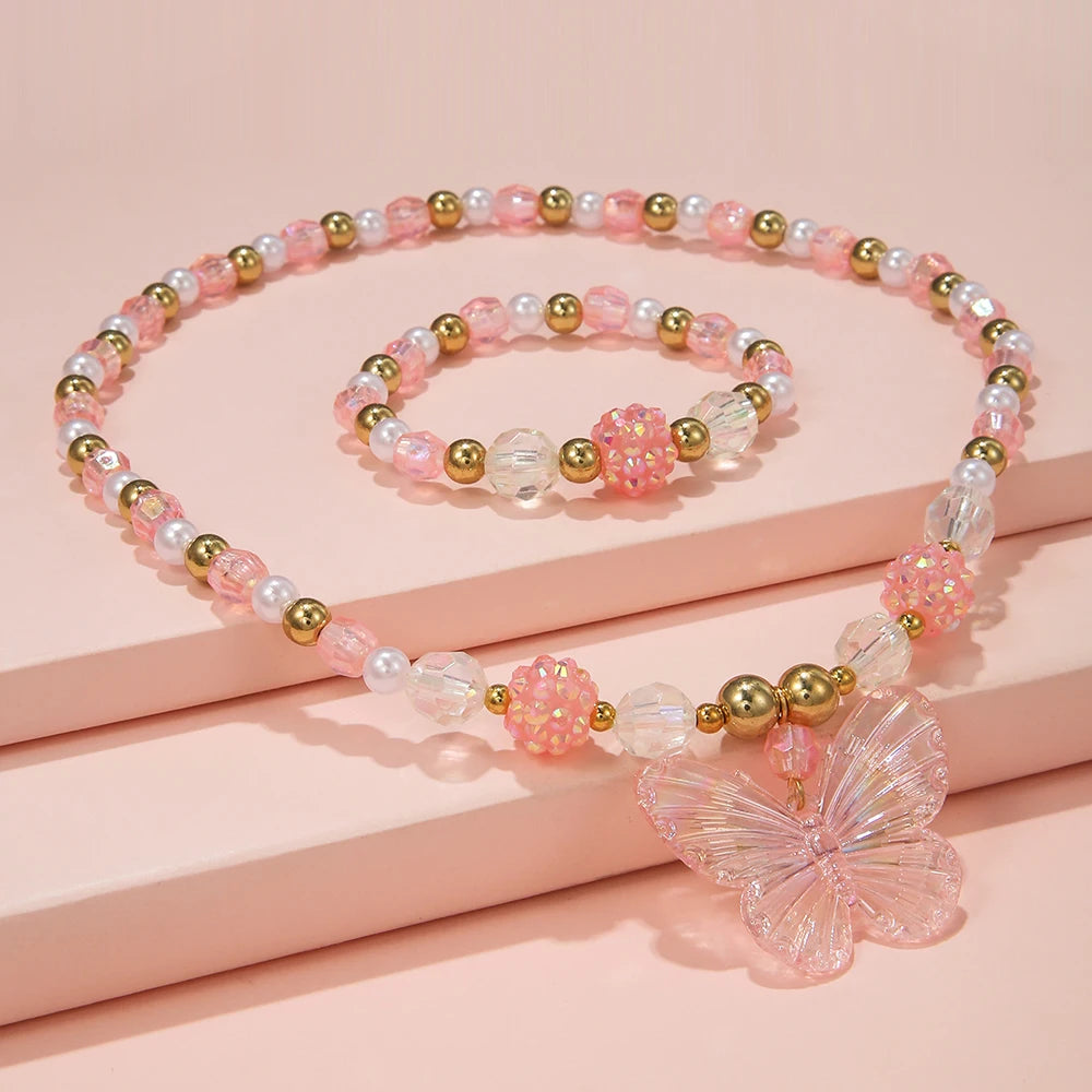 Ensemble de bracelet & collier princesse pour enfant